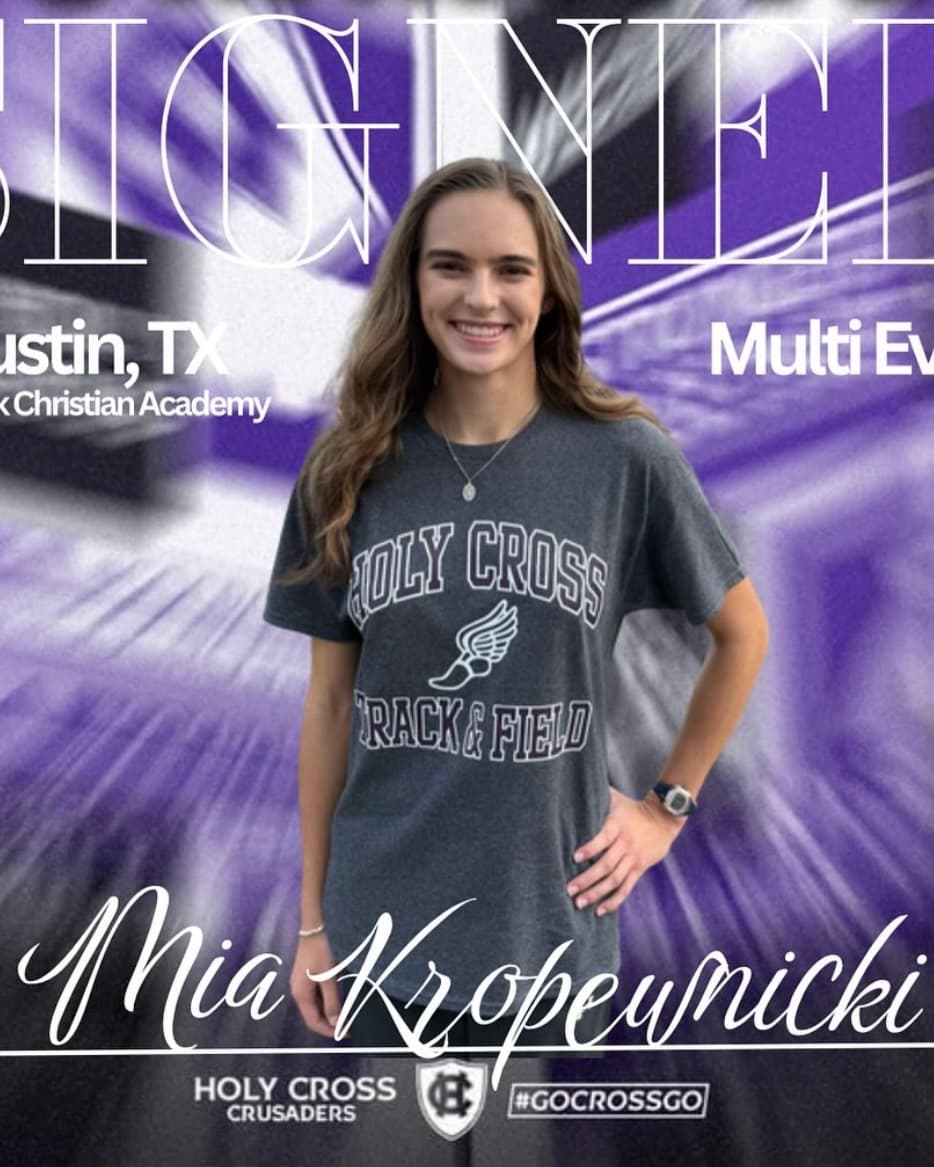 Mia Kropewnicki commitment graphic