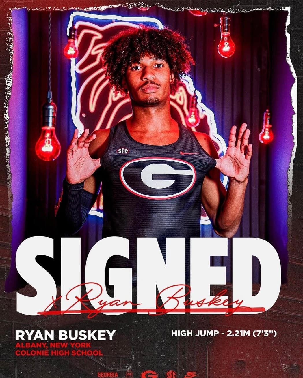 Ryan Buskey commitment graphic